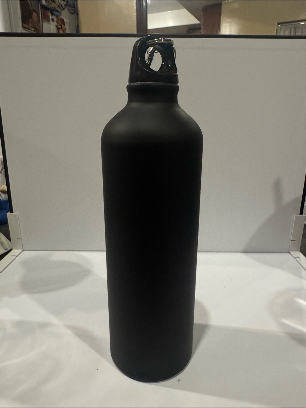Deftones Black Stainless Steel Water Bottle with Carabiner - Picture 2 of 2